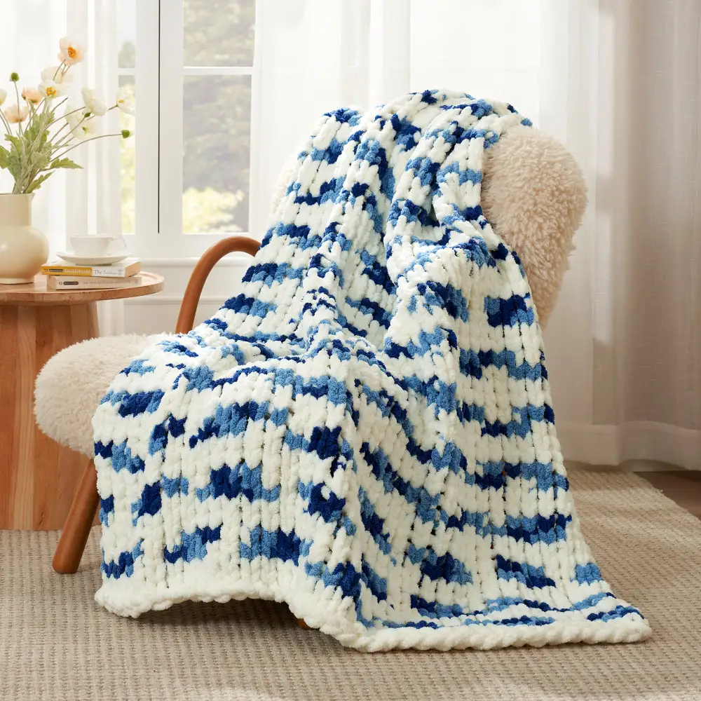 Chenille Chunky Throw Blanket