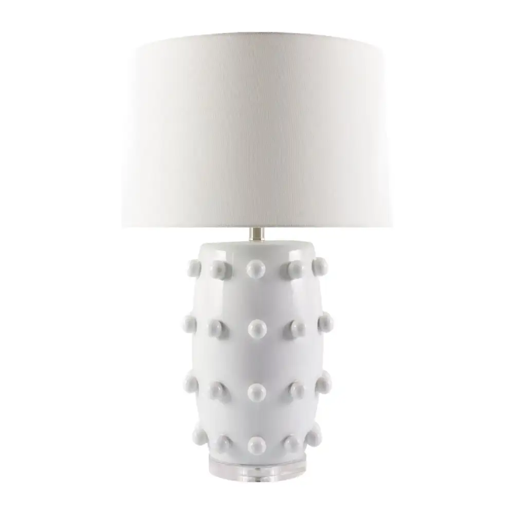 Orb Studded Ceramic Table Lamp
