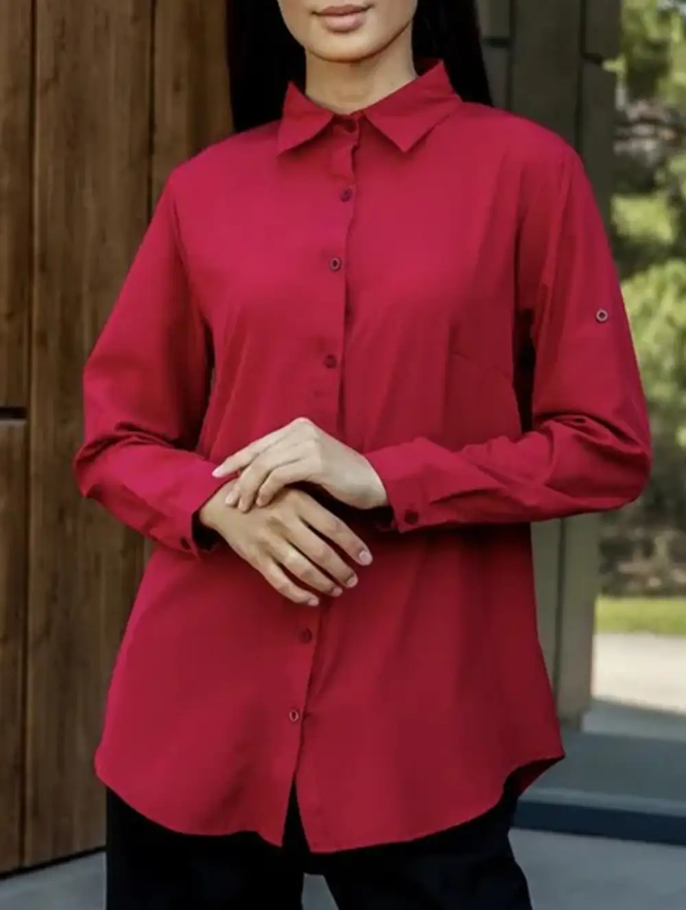 Polo Button Knit Cardigan