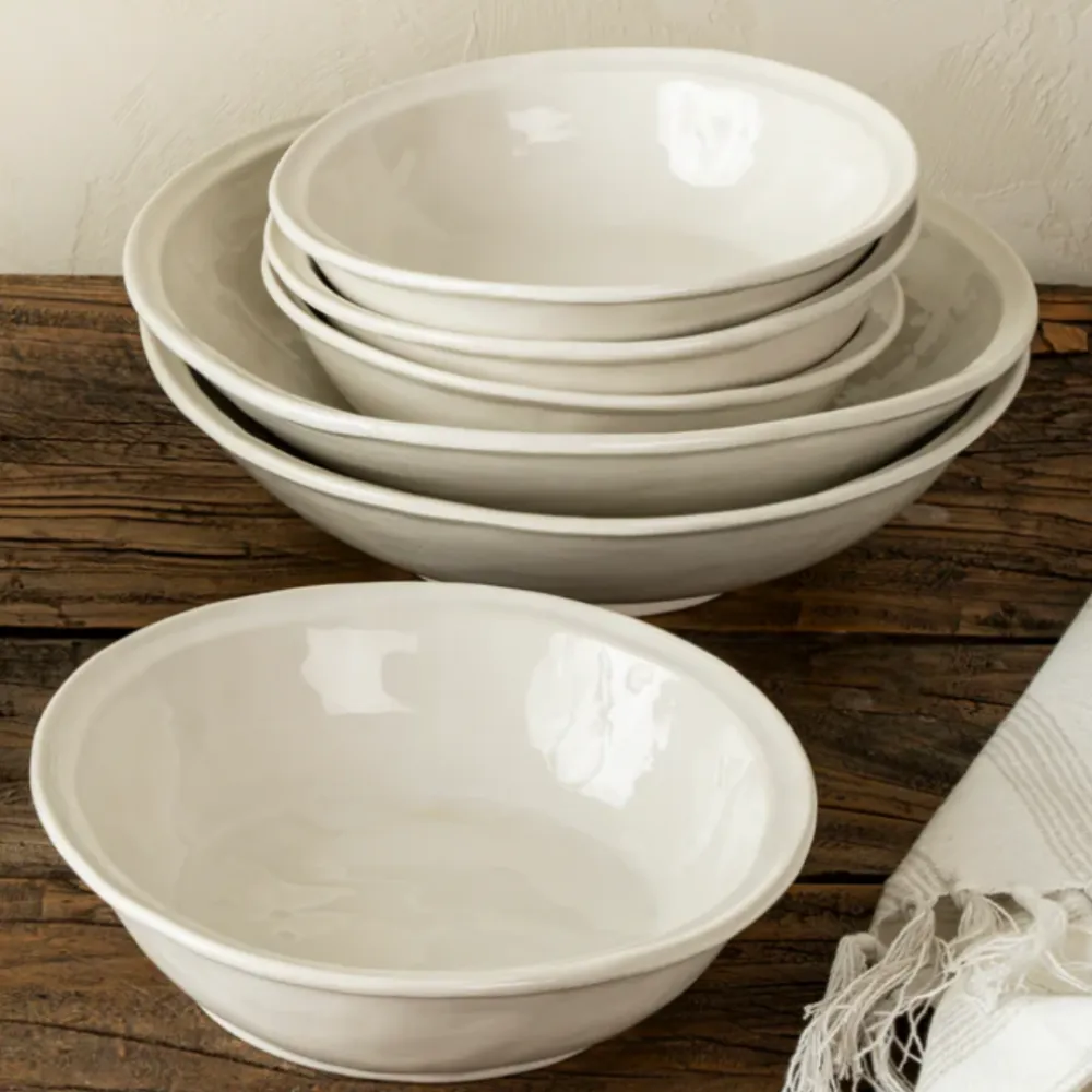 Polished Stoneware Table Serving Piece