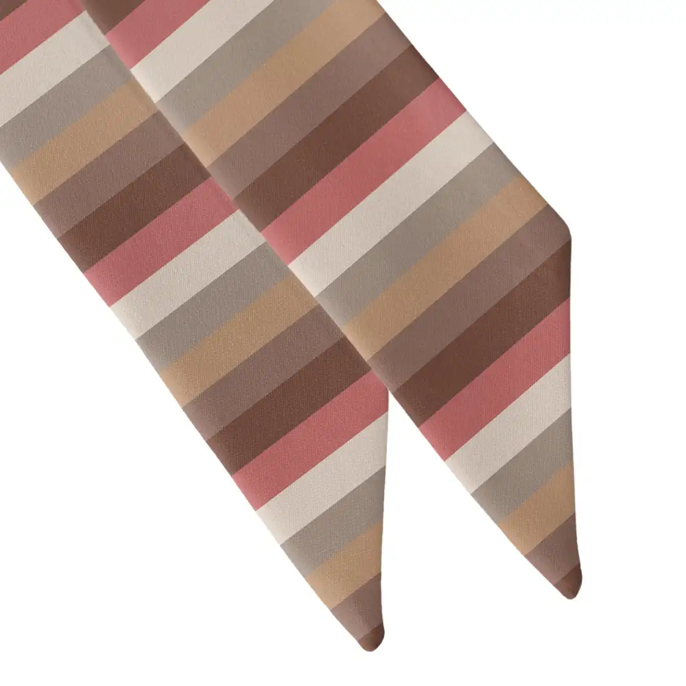 Horizontal Stripe Pattern Hair Scarf