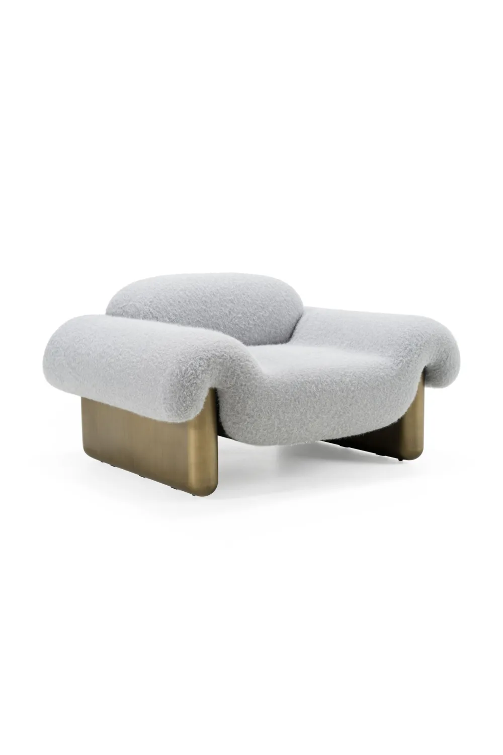Rounded Arm Accent Chair