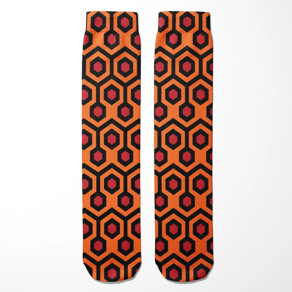 Vintage Carpet Pattern Crew Socks