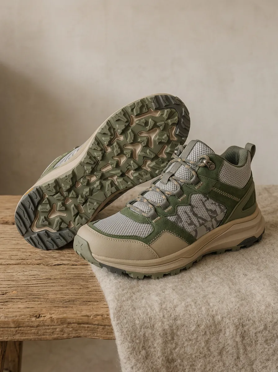 Women's Tempo Outdoor Hiking Camo Printed Sneakers