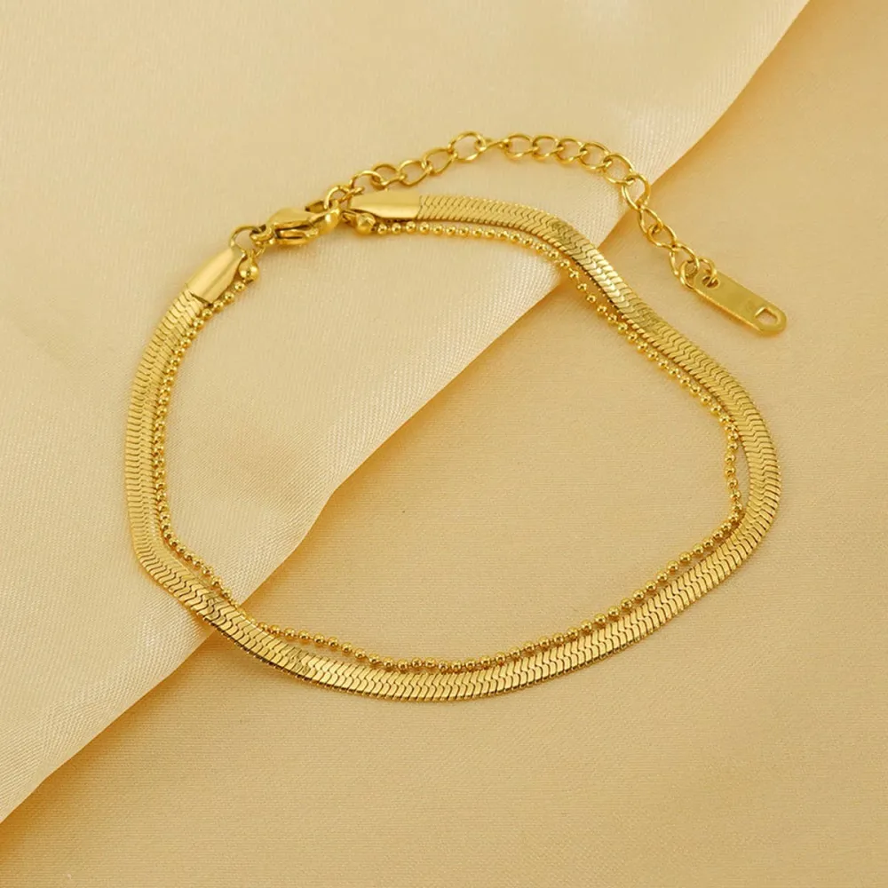 Soft Beaded Charm Bracelet