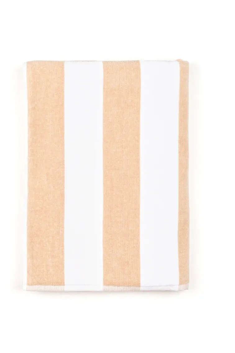 Two Tone Striped Towel