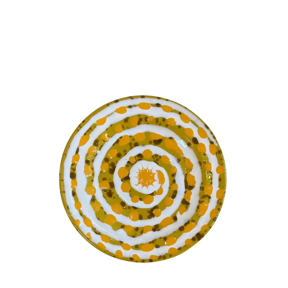 Hand-Painted Ceramic Dessert And Side Plate For Aperitivo