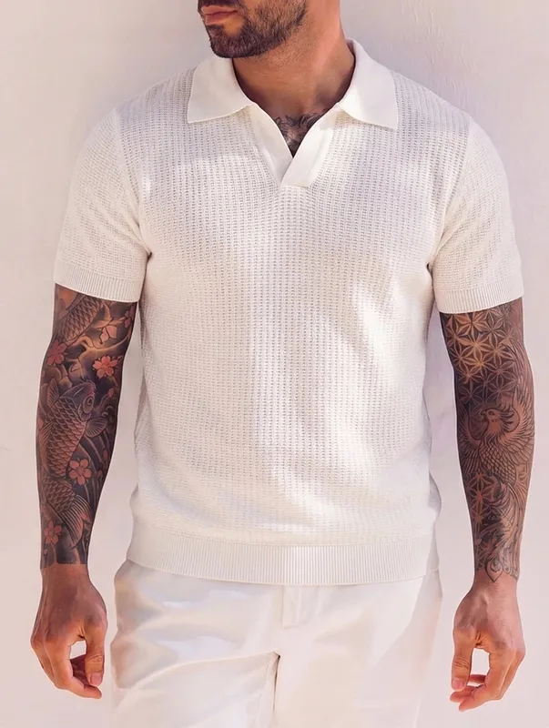 White Clean Fit Shirt Easy Fit