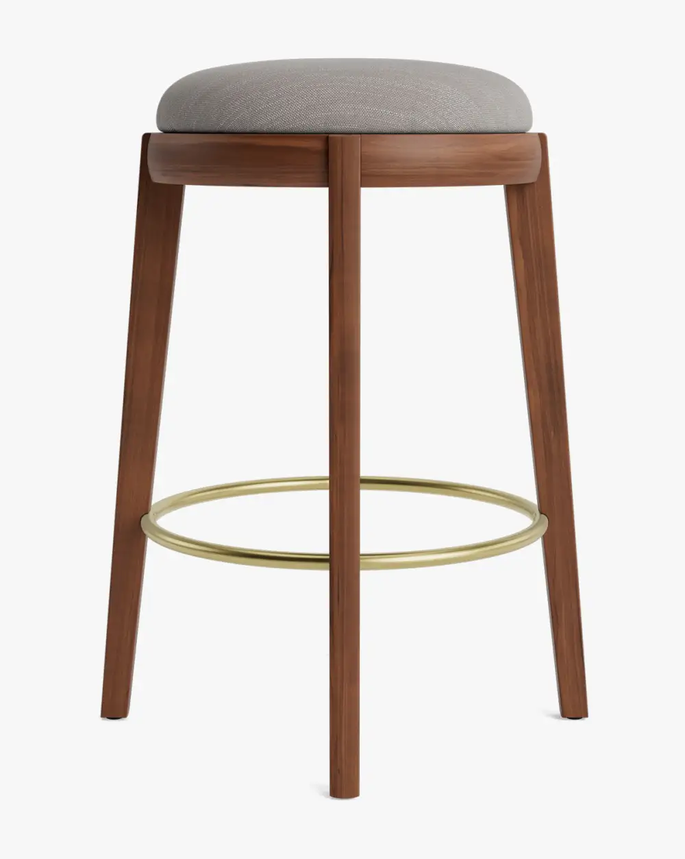 Modern Leather Counter Stool