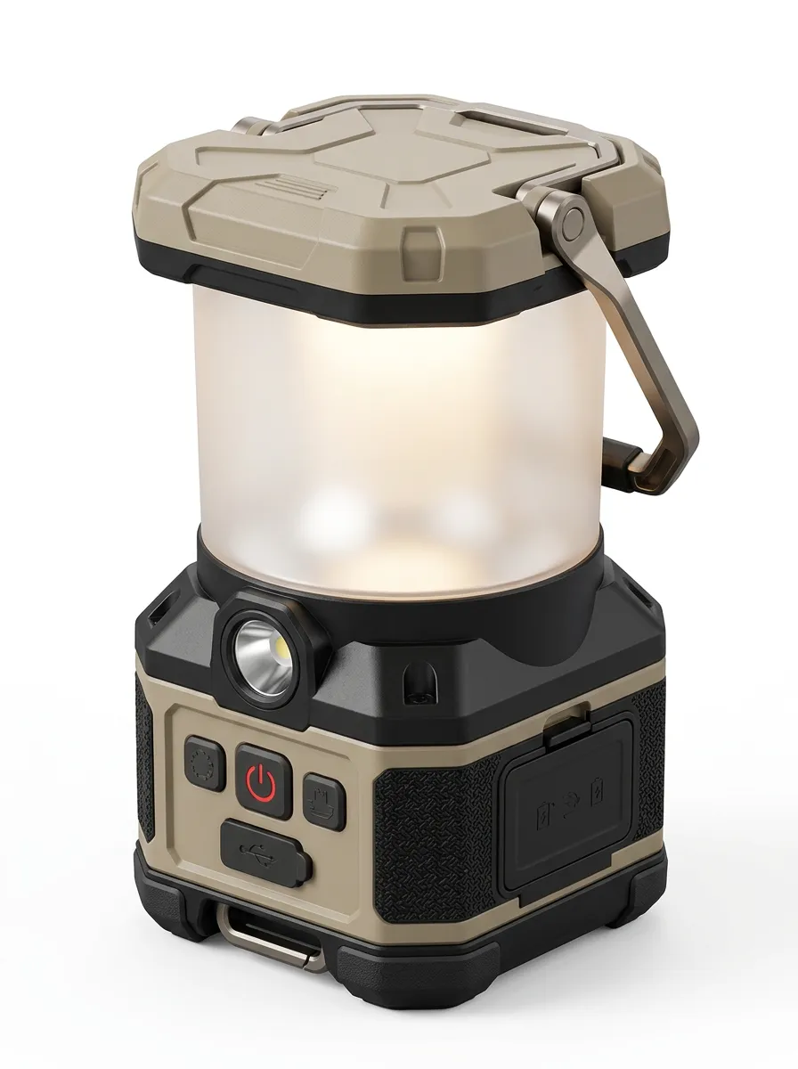Tactical LED Rechargeable Camping Lantern
