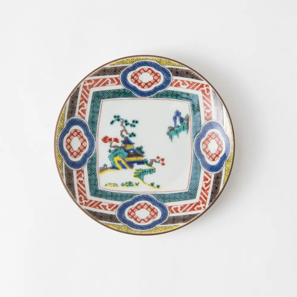 Refined Floral Porcelain Side Plate