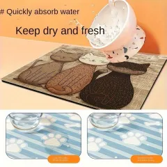 Cozy Cat Pet Feeding Mat