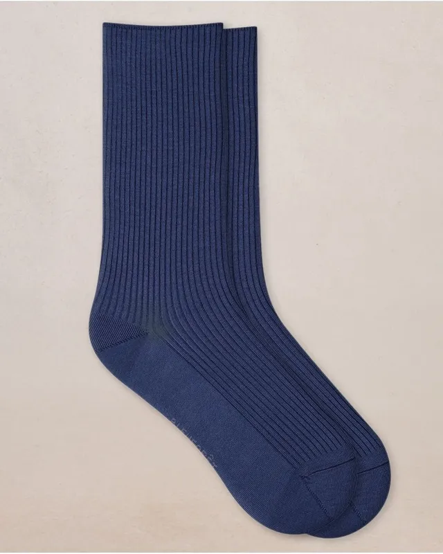 Cotton Ribbed Socks