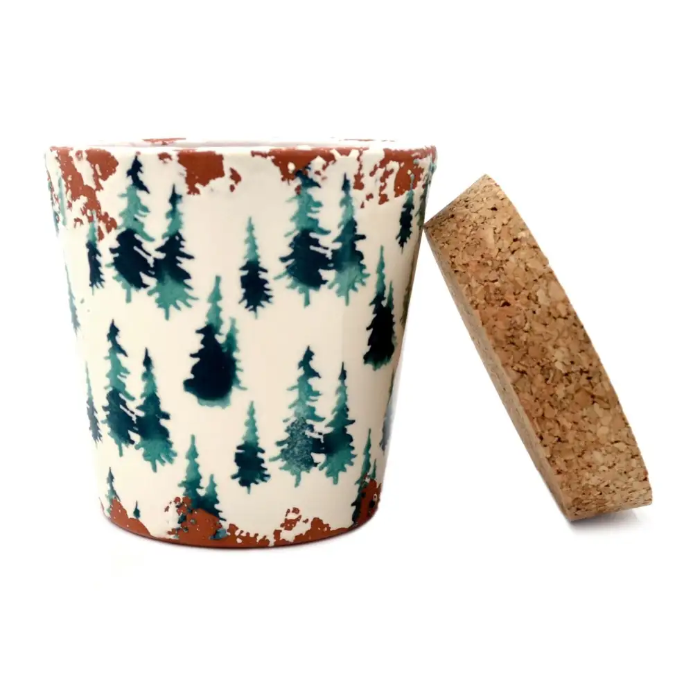 Evergreen Ceramic Candle