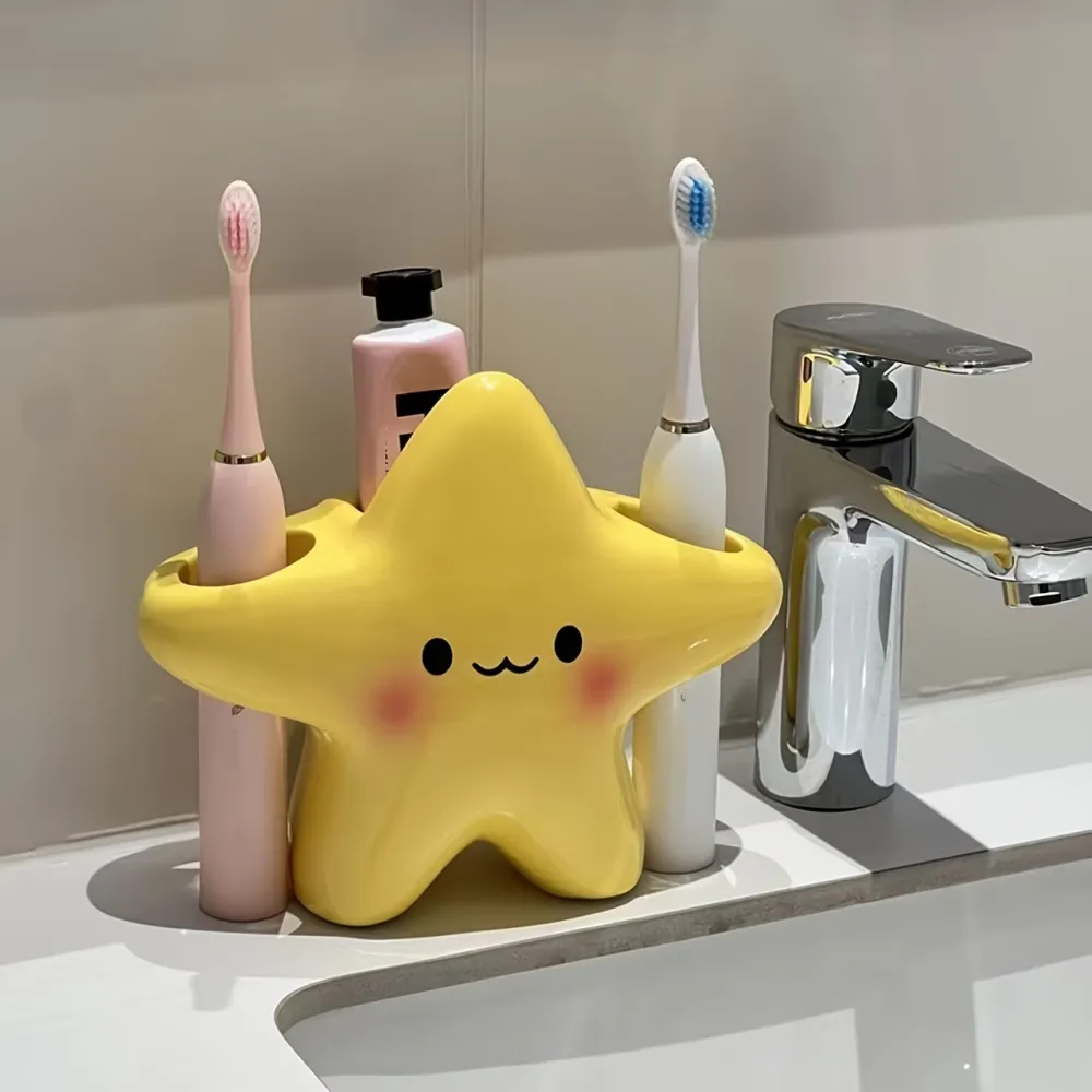Cute Star-Shaped Toothbrush Holder