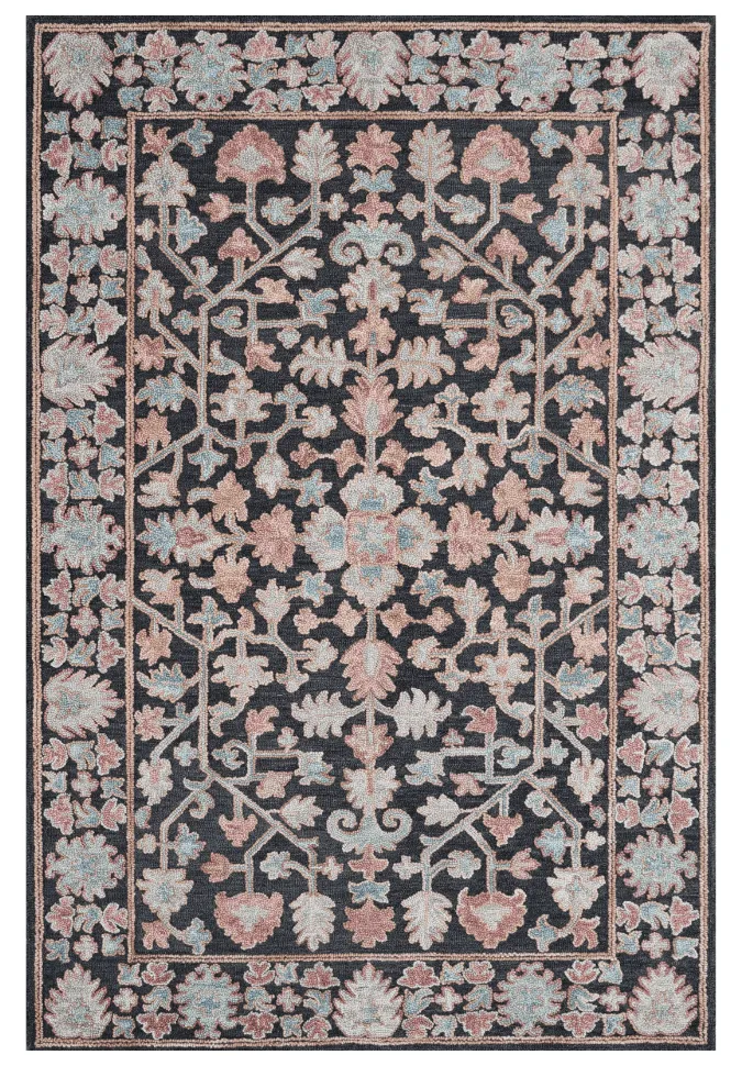 Artisan Crafted Floral Persian Inspired Wool Area Rug