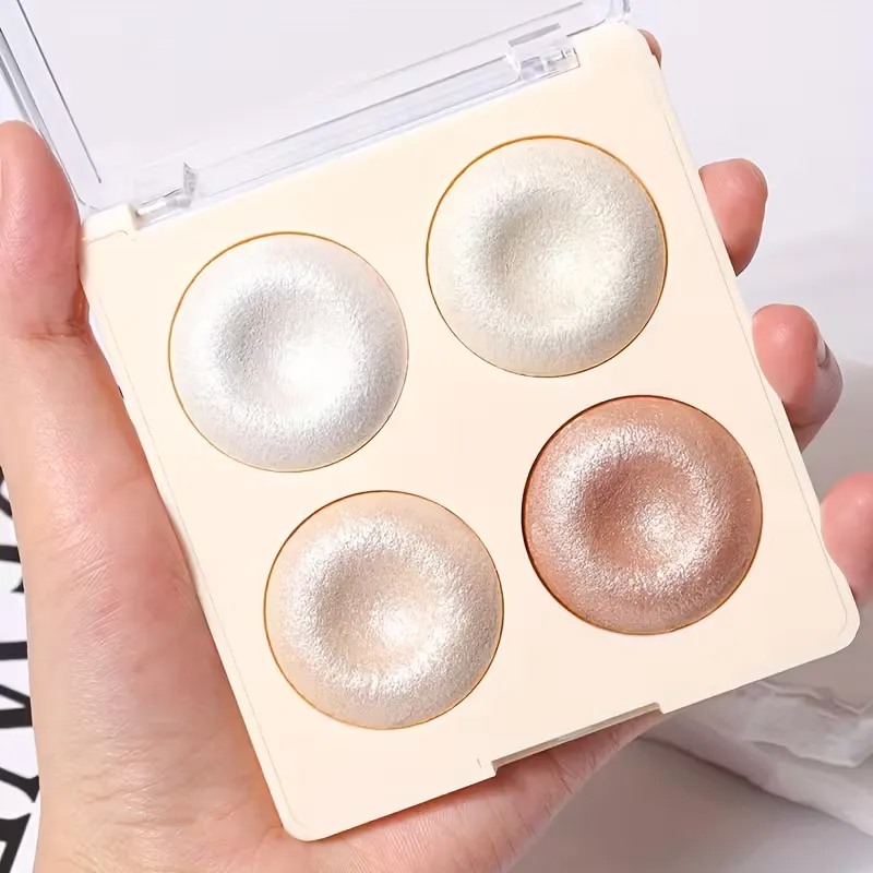 4-Color Pearl Highlighter Palette