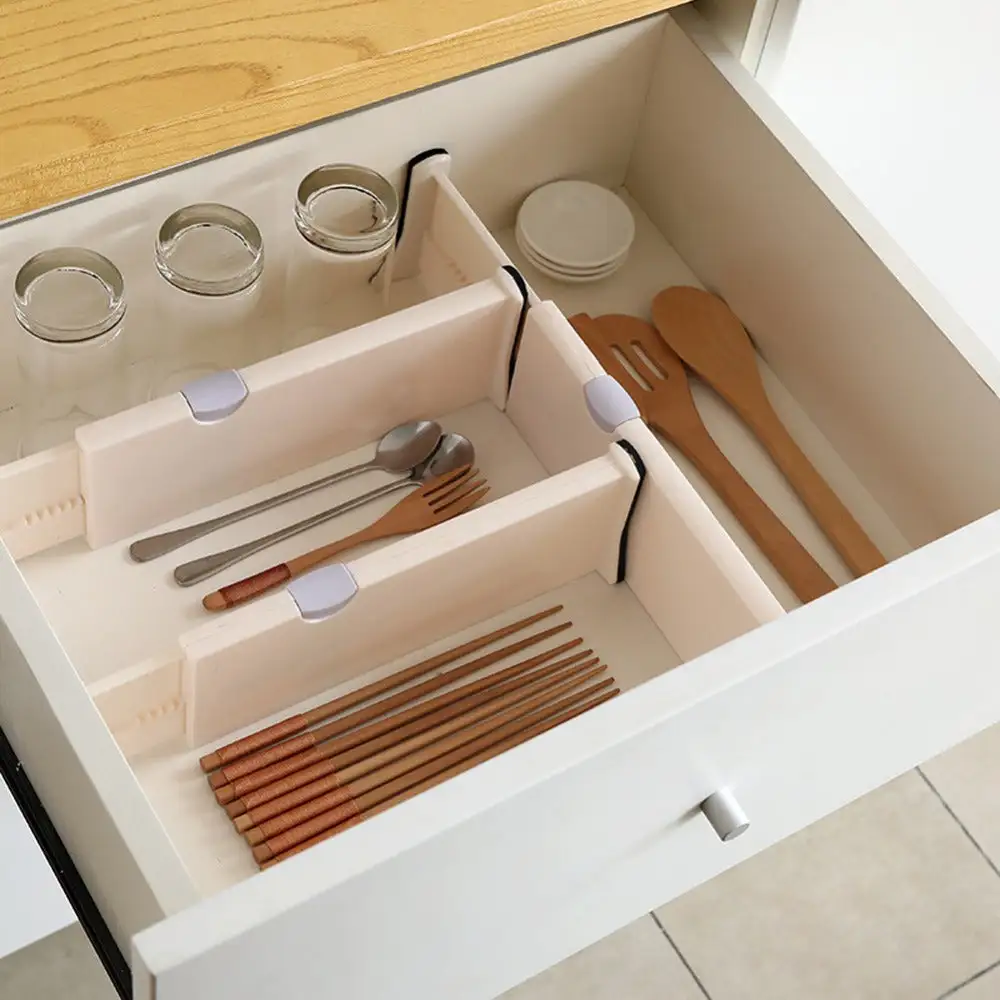 Expandable Drawer Pan Kitchen Storage Organizer