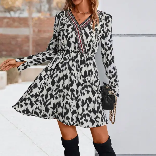 Women's Wrap Lace Dress