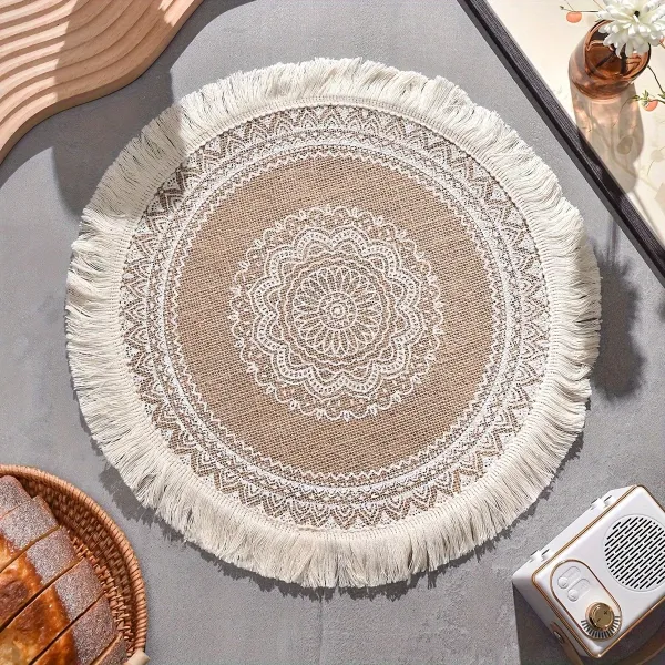 2 Pcs Vintage Woven Placemat