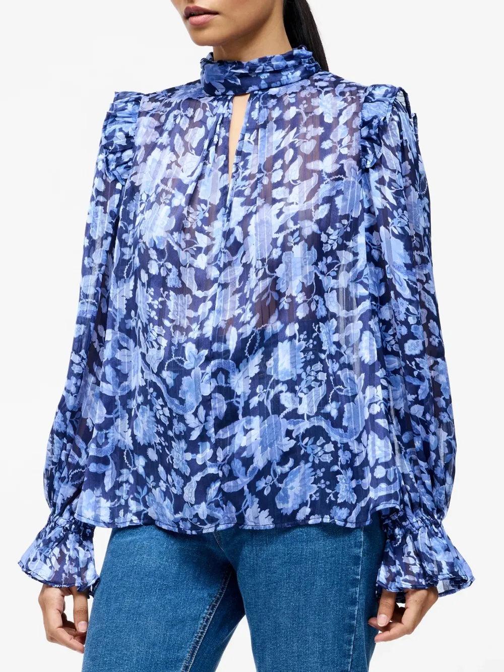 Breathable Fashion Turtleneck Printed Shirt