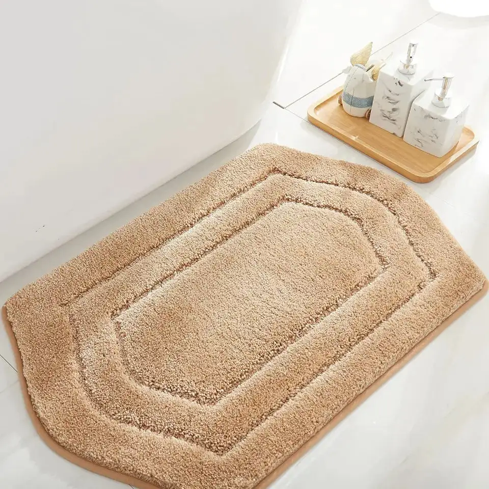 Fluffy Oval Bath Rug