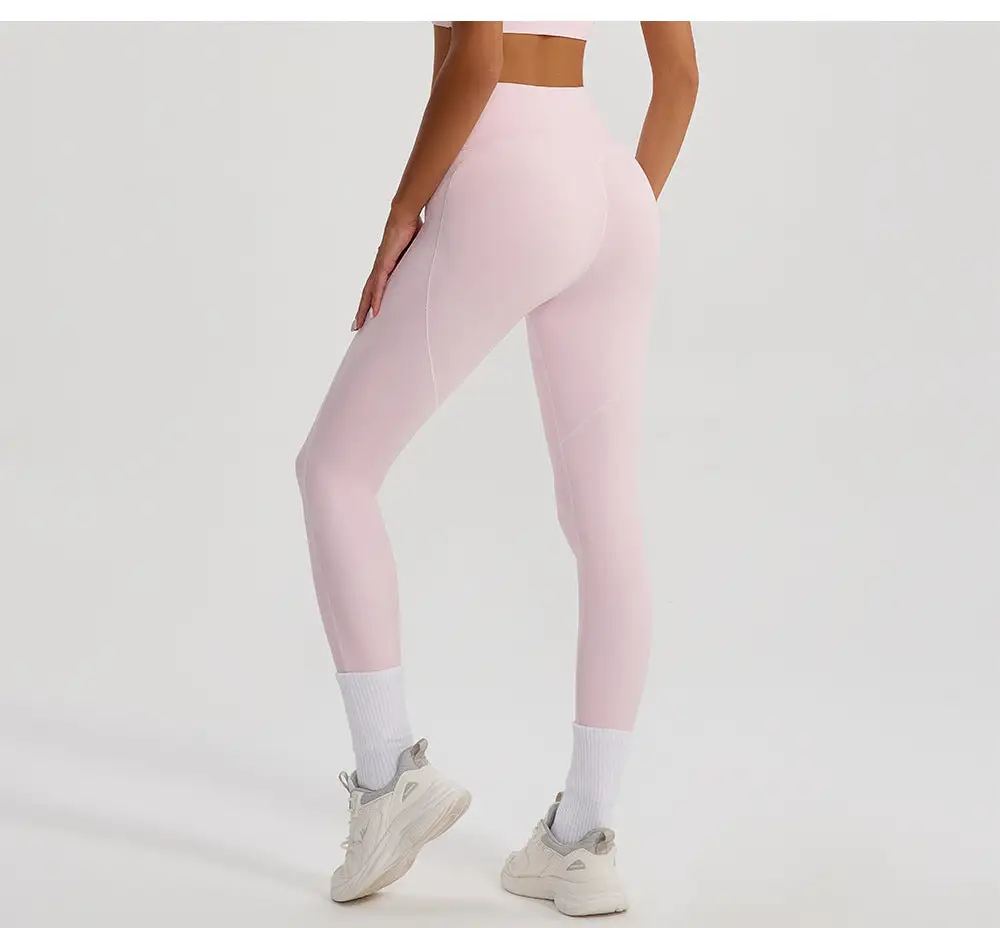 Contrast Back Trim Leggings