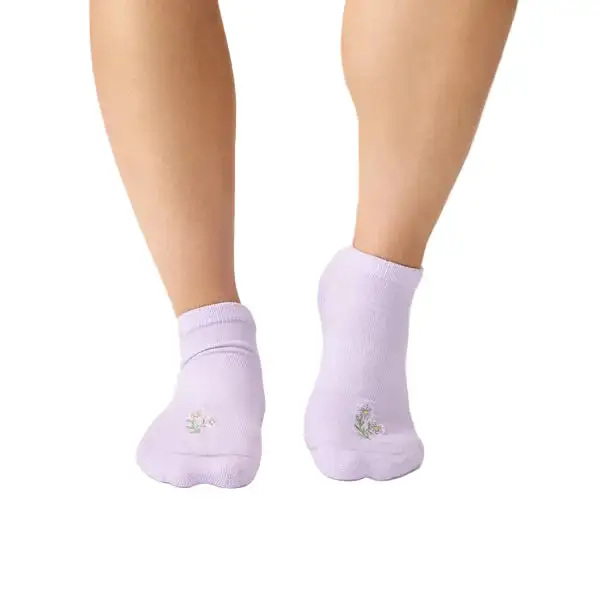 Classic Floral Low-Rise Grip Socks