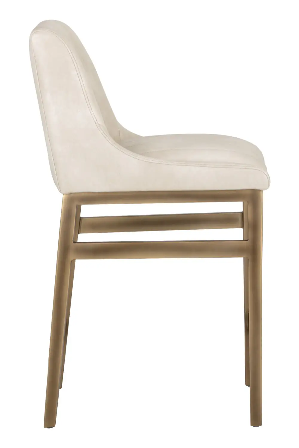 Channel-Tufted Tufted Counter Stool