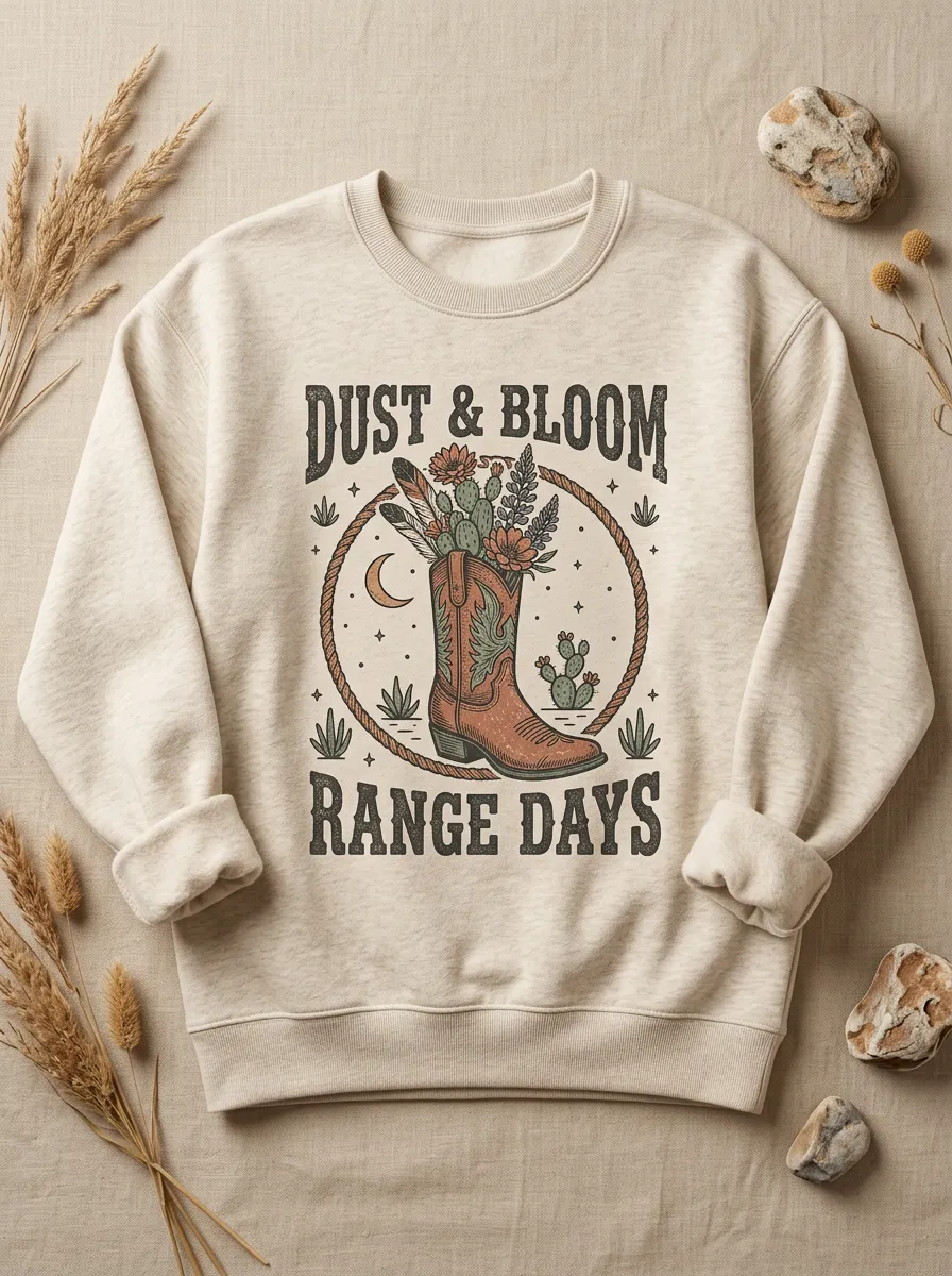 Cowgirl Western Graphic Sweatshirt