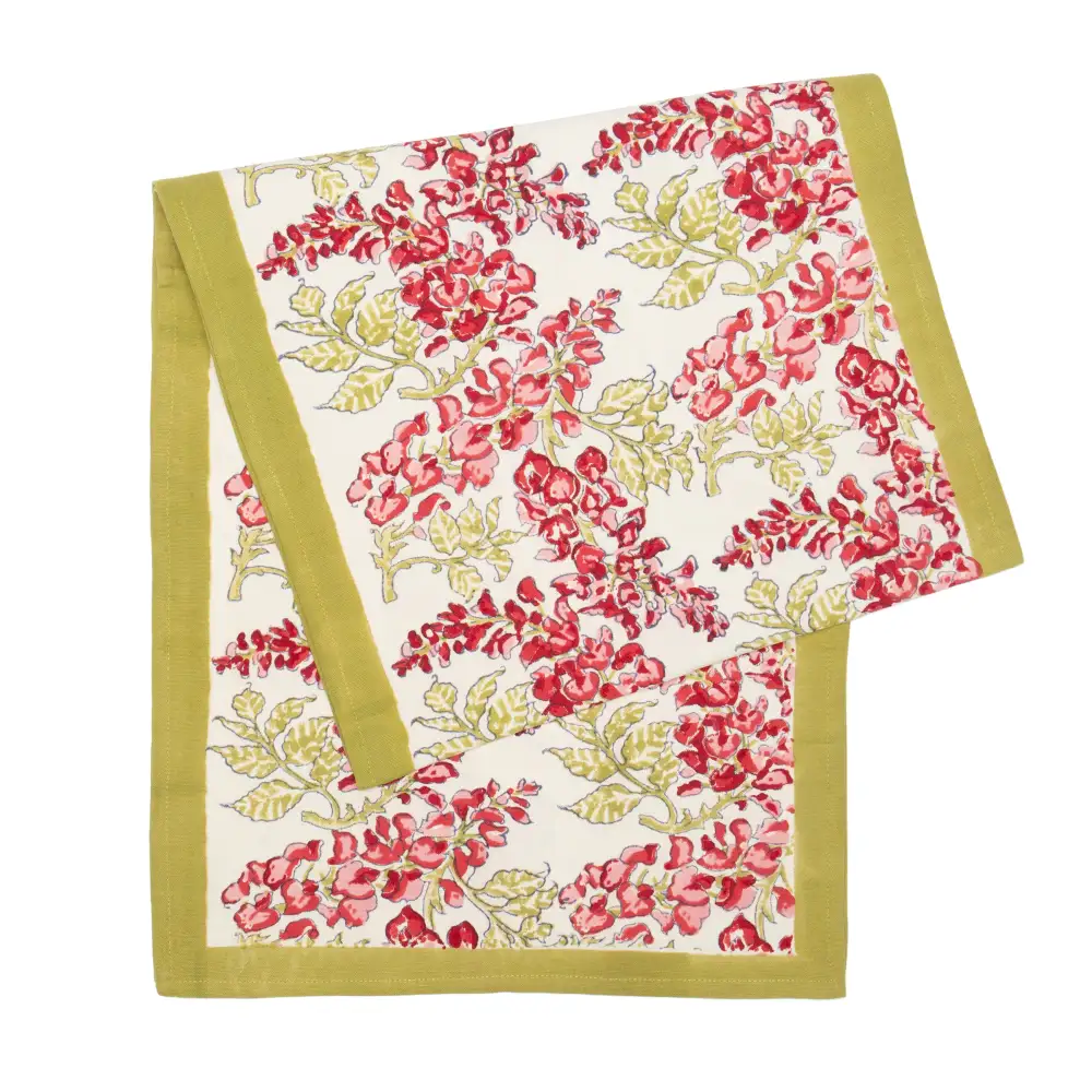 Pendant Wisteria Bloom Table Runner