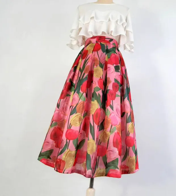 Versatile Campus Everyday Casual Polyester Skirt