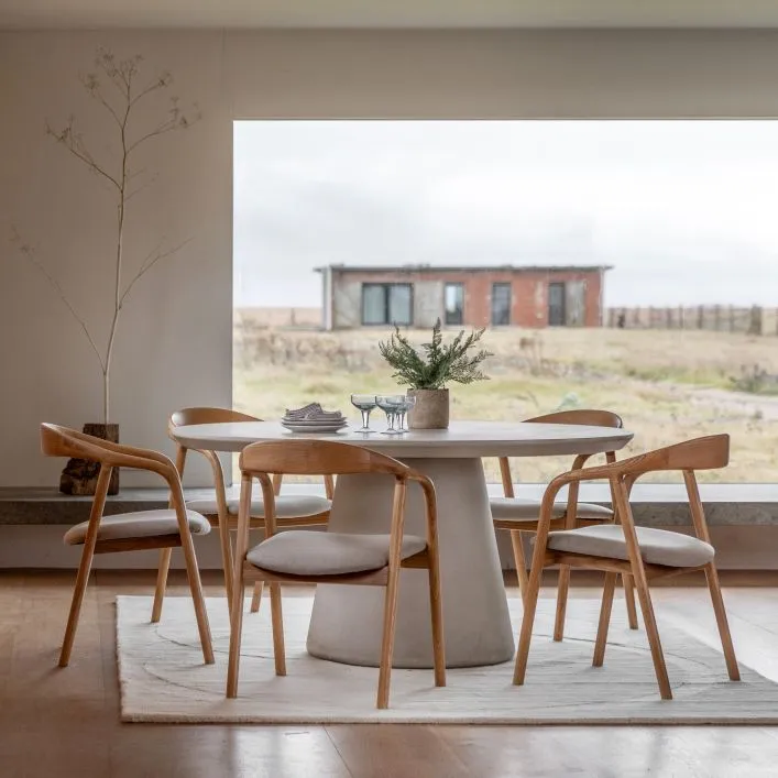 Linen Dining Table