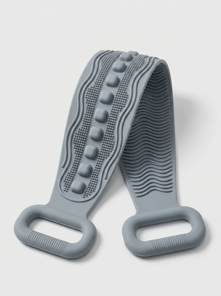 Portable Silicone Body Scrubber Strap