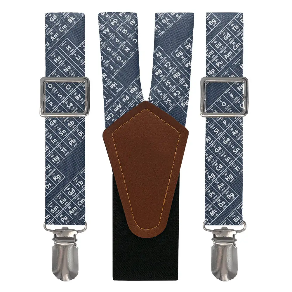 Periodic Table Theme Suspenders