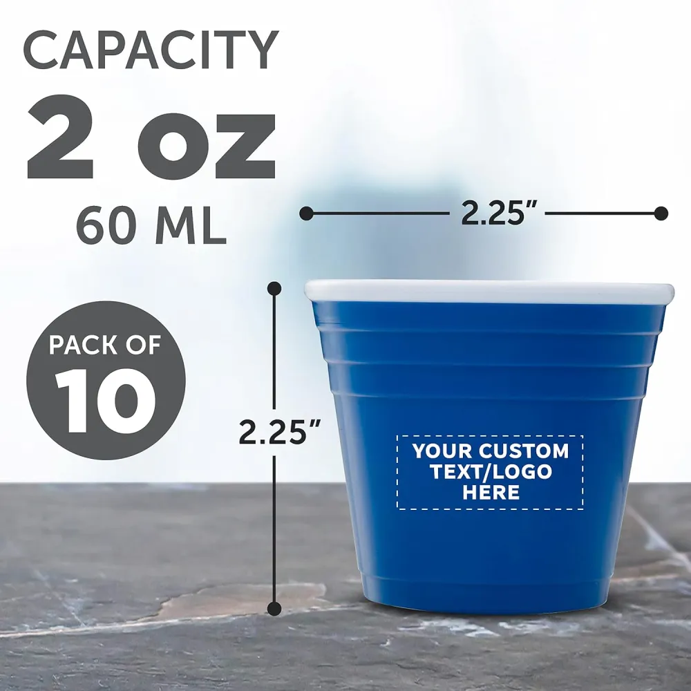 Custom Party Cup Shot Glasses