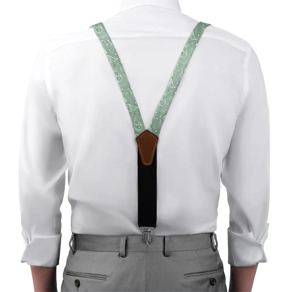 Goldie Paisley Pattern Suspenders