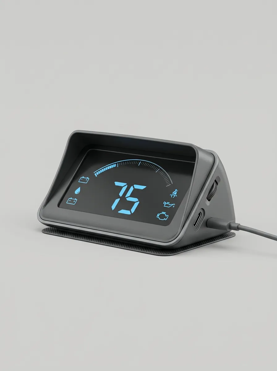 Cursive Digital-Speedometer HUD LED-Display Car HUD Display