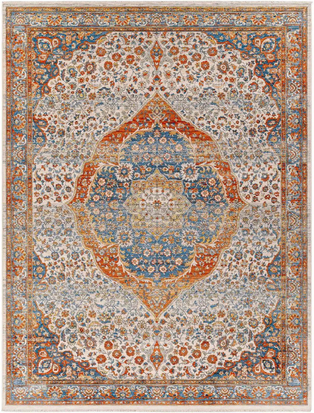 Traditional Area Rug Textured Home Accent