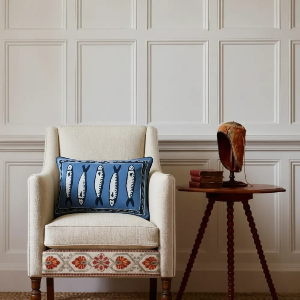 Canvas Lumbar Decorative Cushion Cover