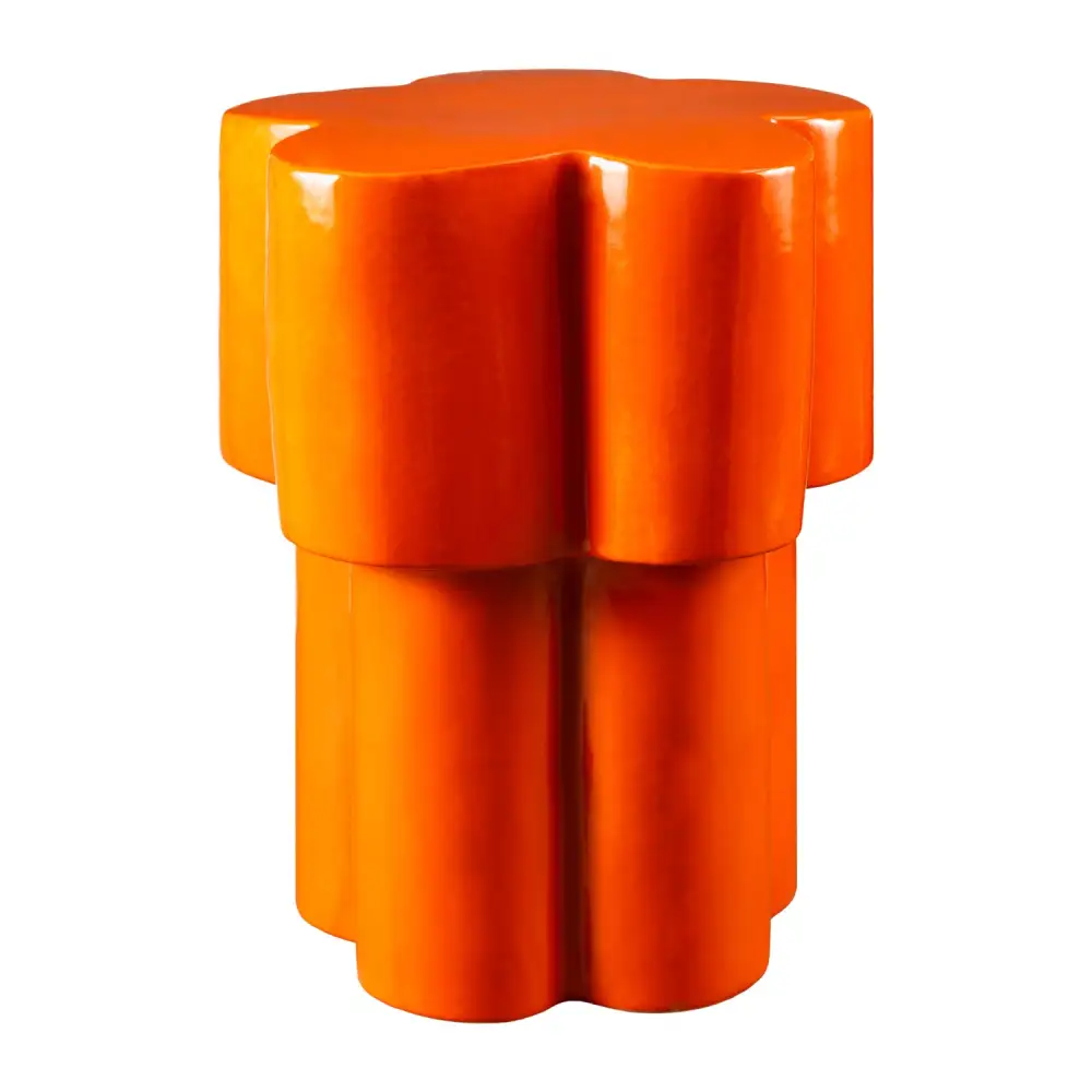 Refined Ceramic Garden Stool
