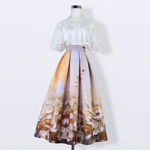 Structured Modern Everyday Casual Skirt
