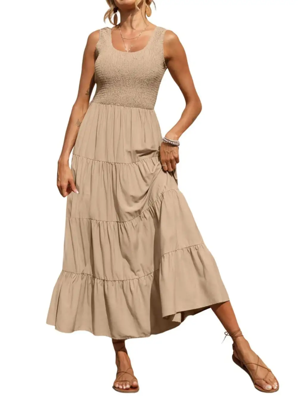 Classic Tiered Casual Dress
