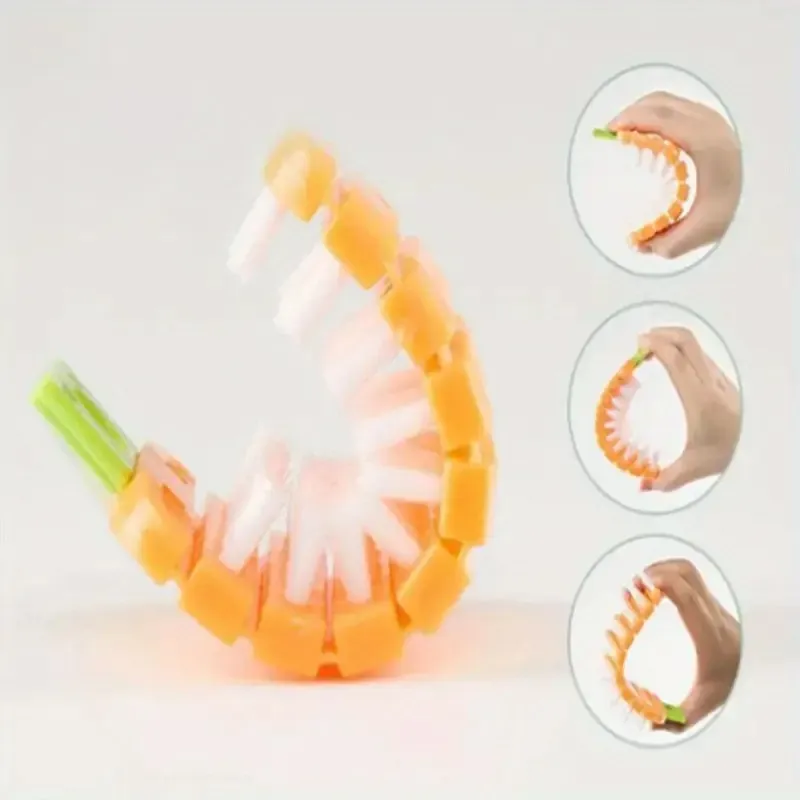 Multi-Functional Plastic Brush For Vegetables And Fruits