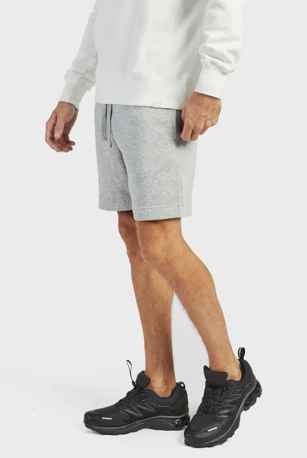 Soft Knit Elastic Waist Casual Lounge Shorts
