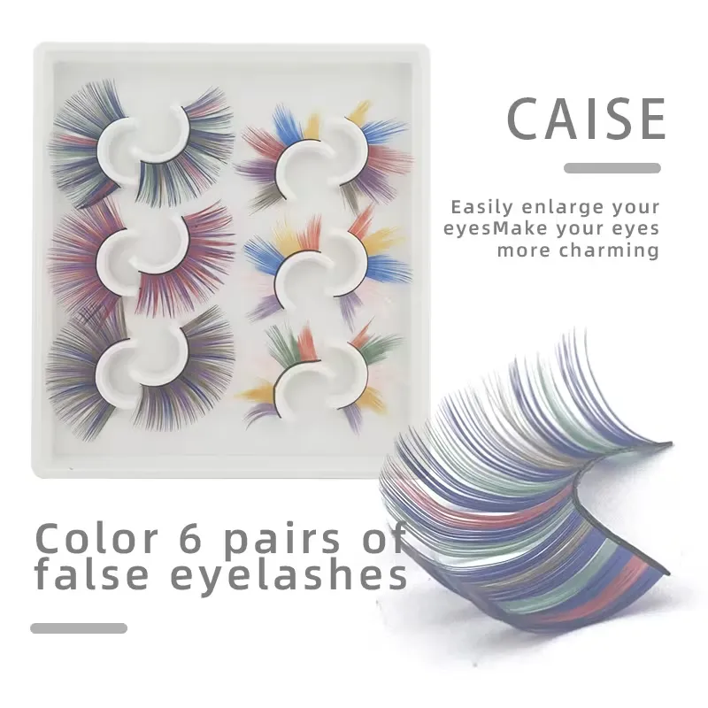 Multi-Color False Eyelashes Pack
