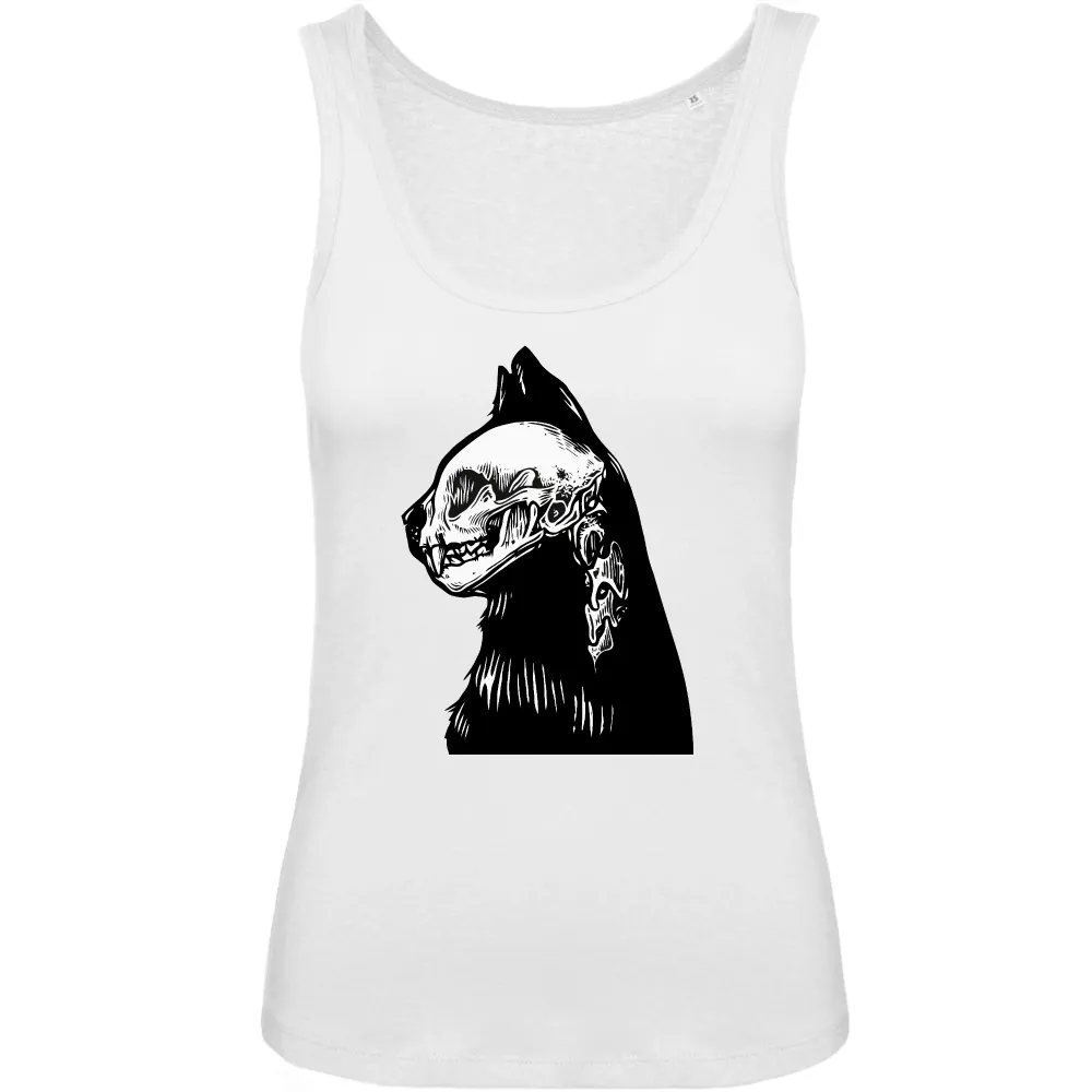 Skull Cat Graphic Tank