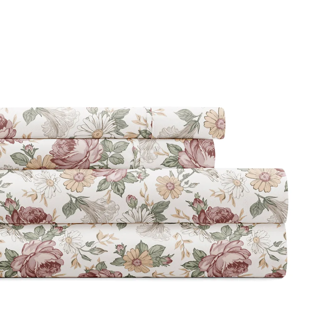 Blooming Floral Pattern Sheet Set