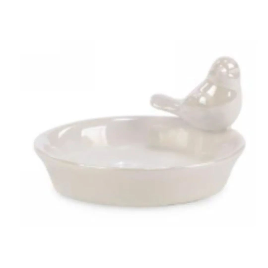 Polished Ceramic Decorative Bird Ornament