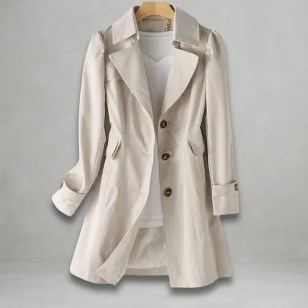 Modern Tailored Trench Coat